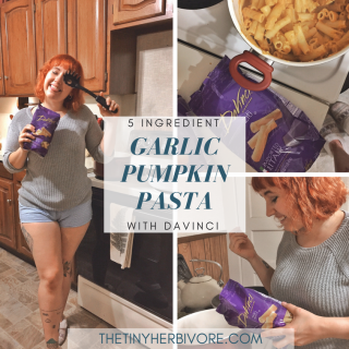 garlic pumpkin pasta