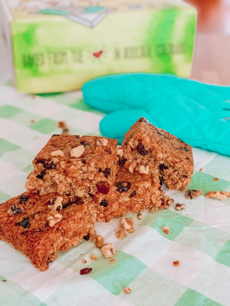 Cranberry Walnut Oat Bars | Egg-Free & Vegan