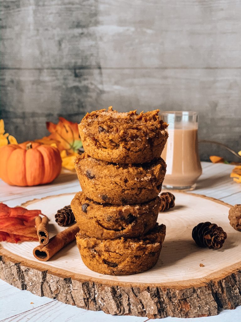 Flourless Chocolate Chip Pumpkin Muffins | GF & Vegan