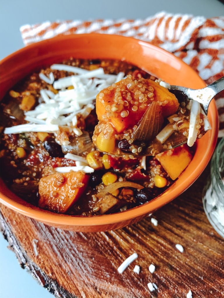 Slow Cooker Sweet Potato and Black Bean Chili