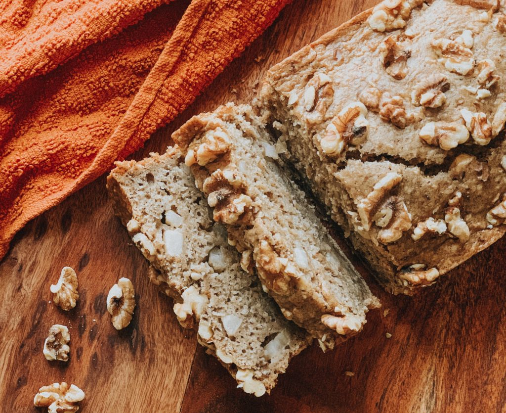 Cinnamon Walnut Apple Bread | Vegan & Simple